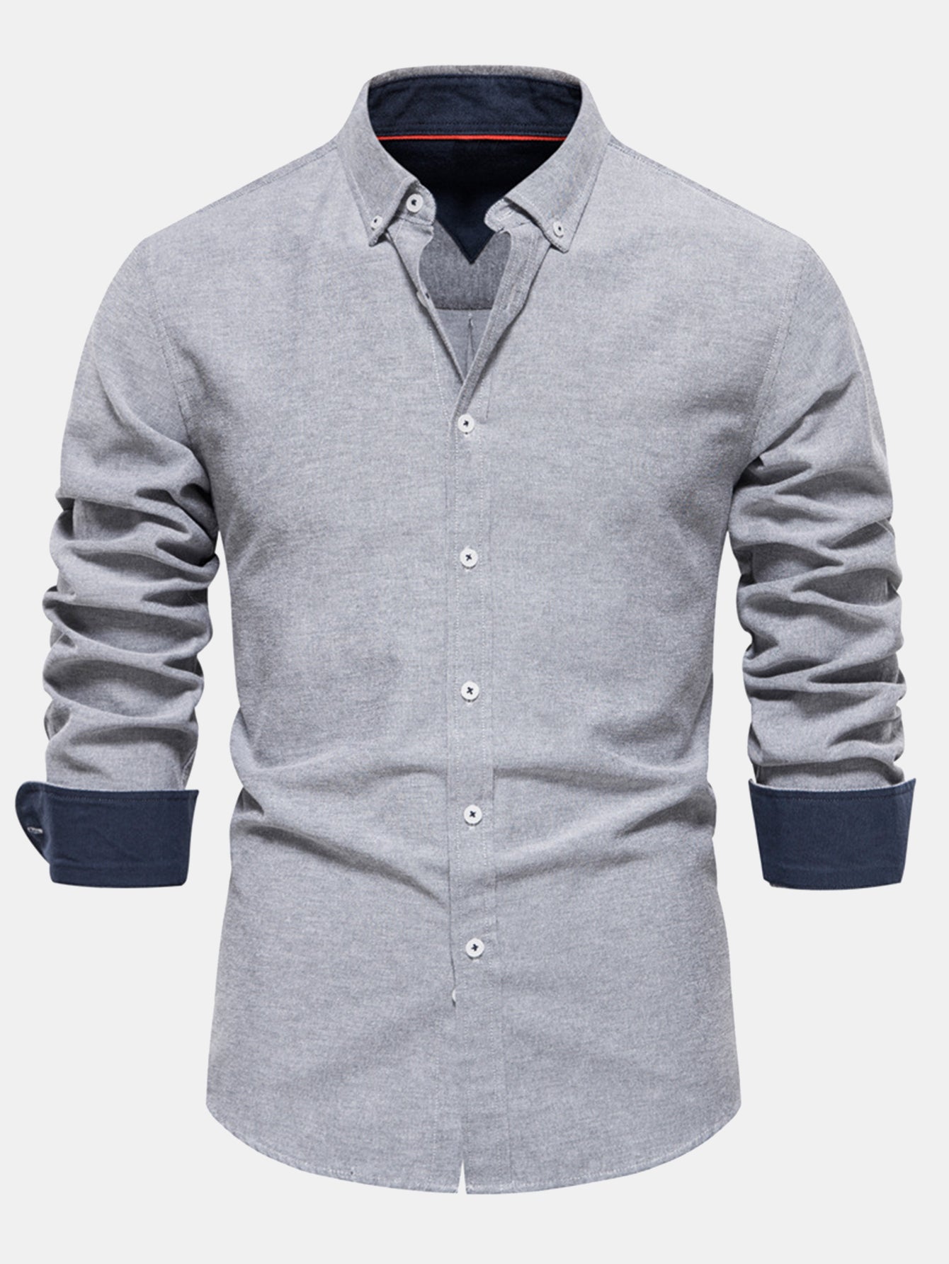 Long Sleeve Button Up Oxford Shirt