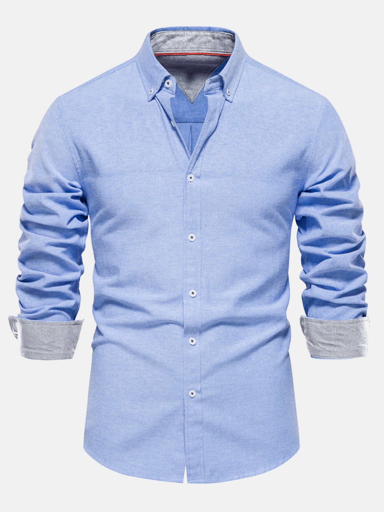 Long Sleeve Button Up Oxford Shirt