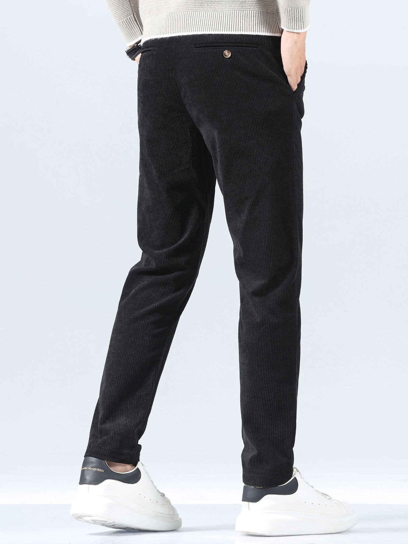 Slim Fit Corduroy Trousers