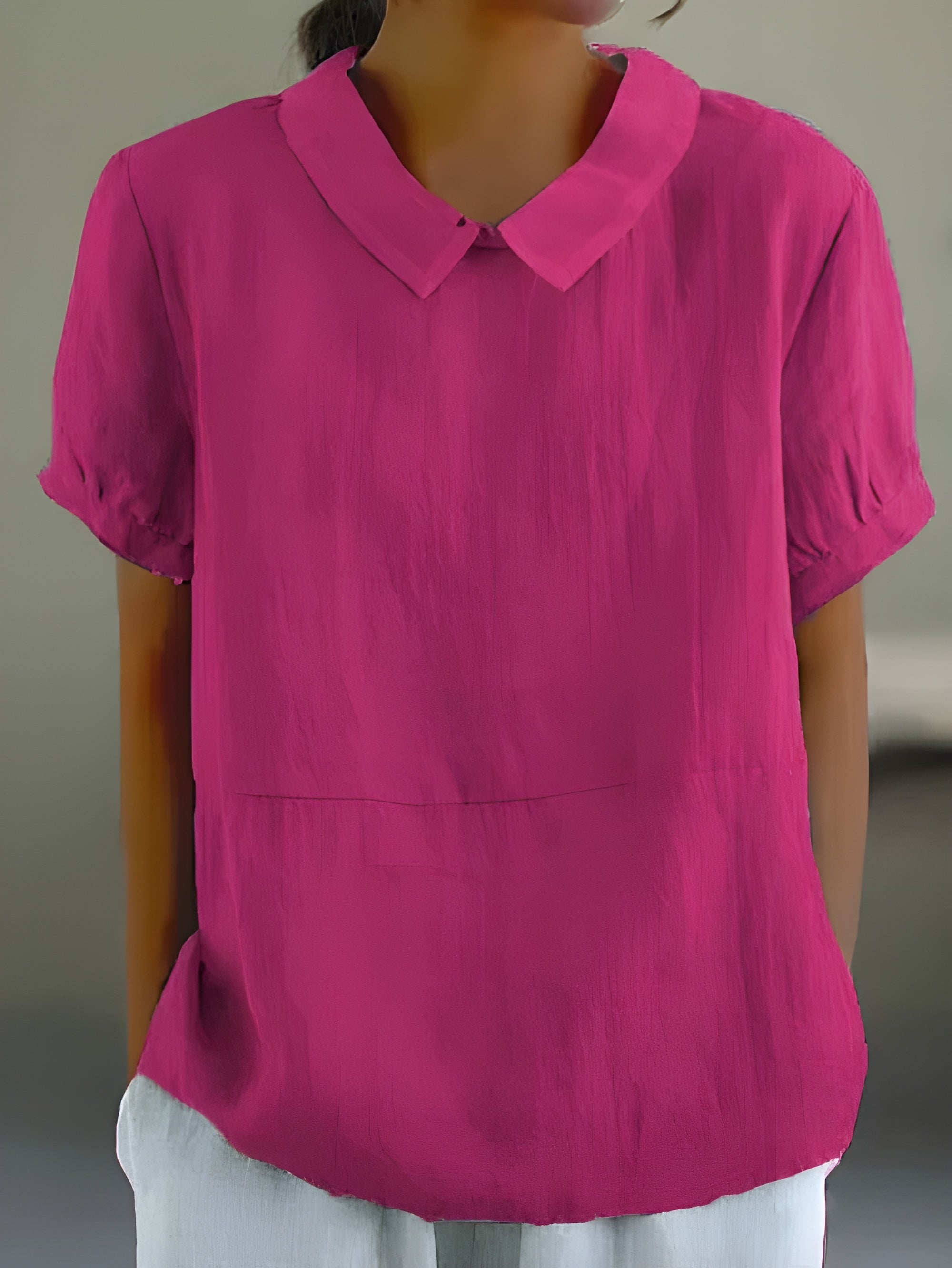 Priya™ Loose Short Sleeve Shirt