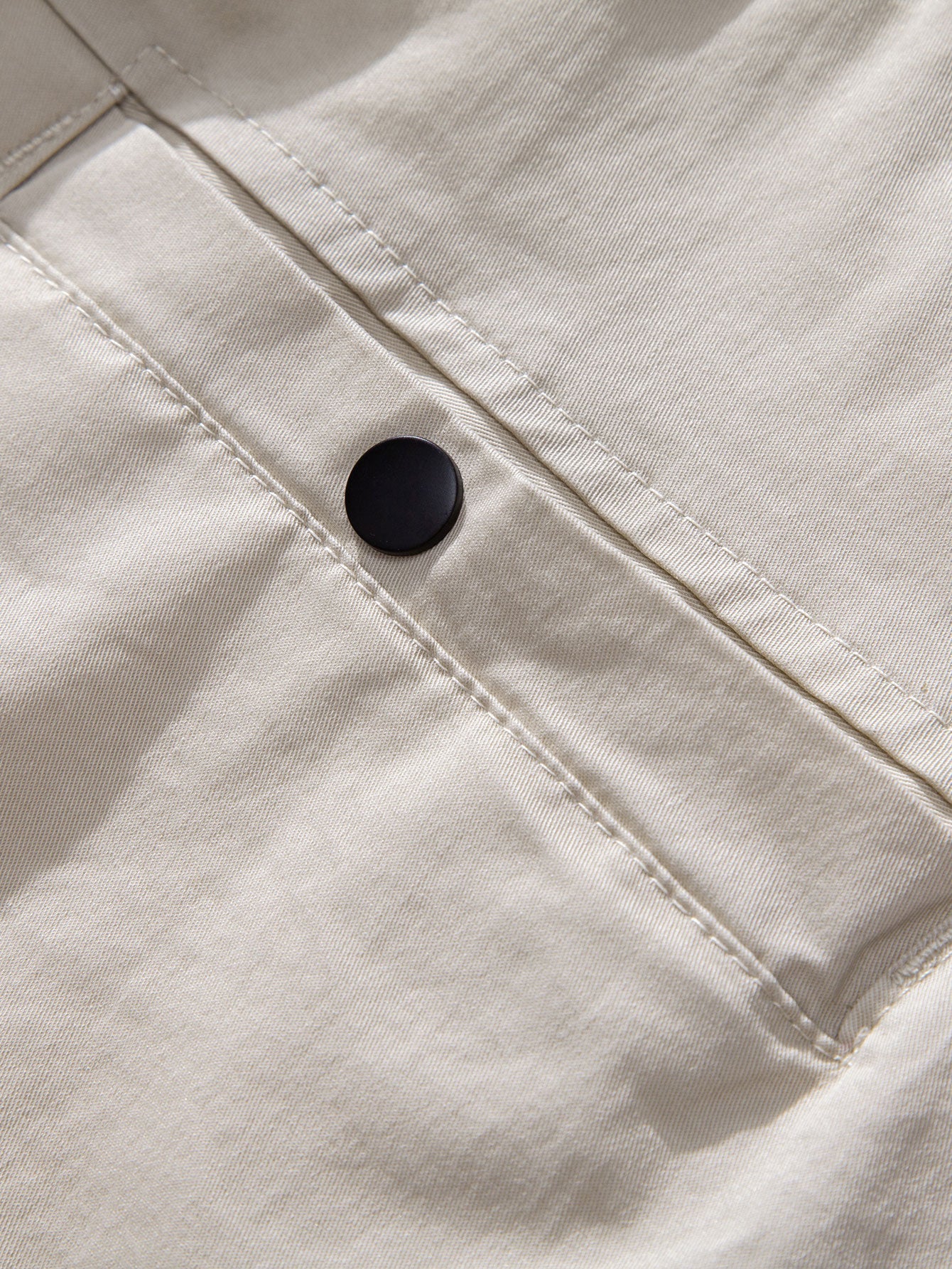 Elastic Waist Straight Leg Trousers