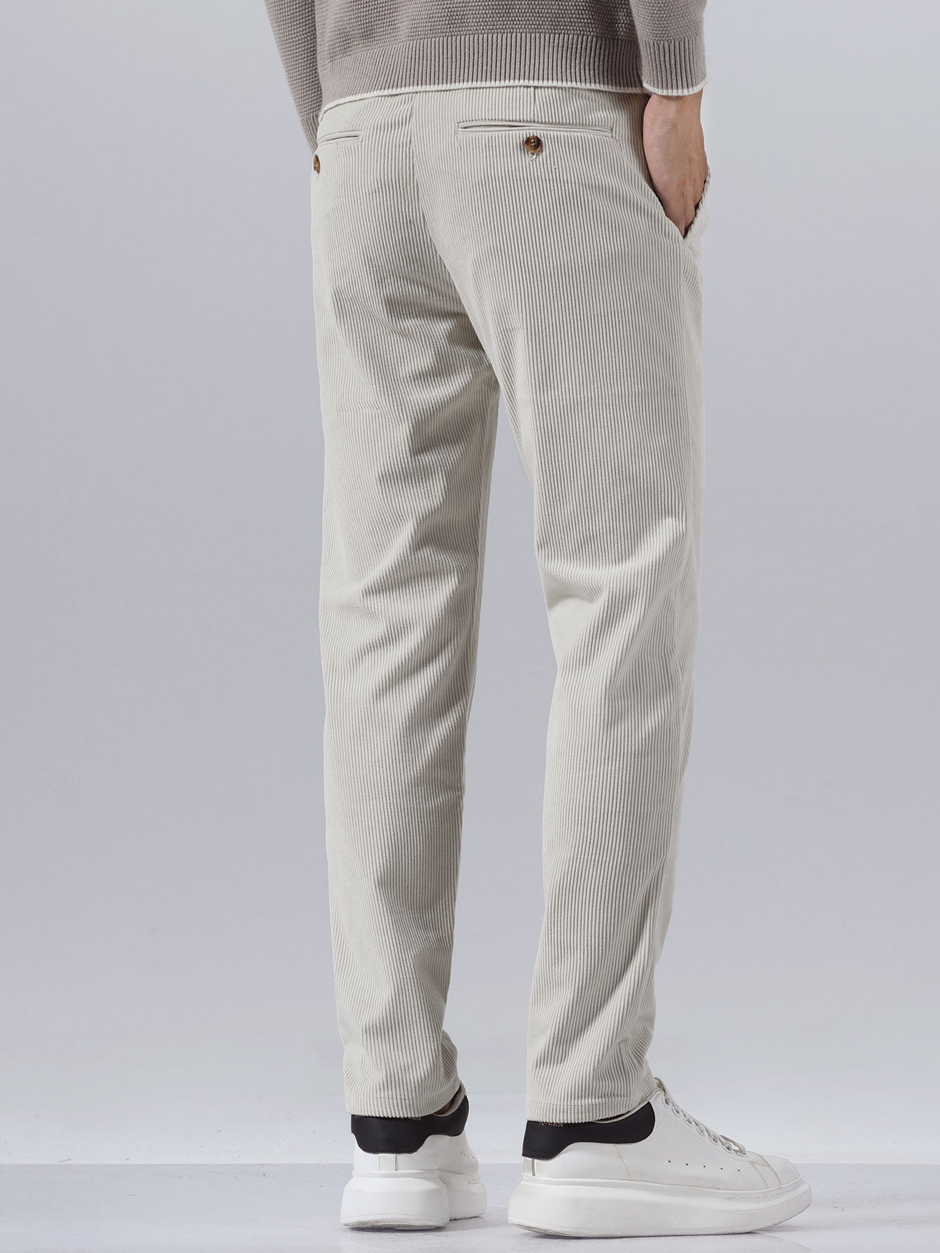 Slim Fit Corduroy Trousers