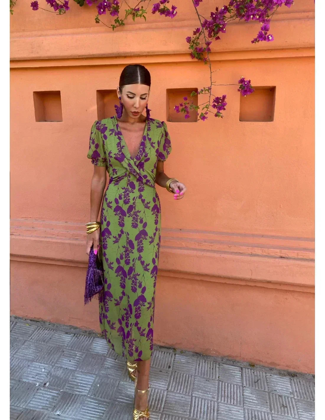 Melys | Chic Floral Print Dress