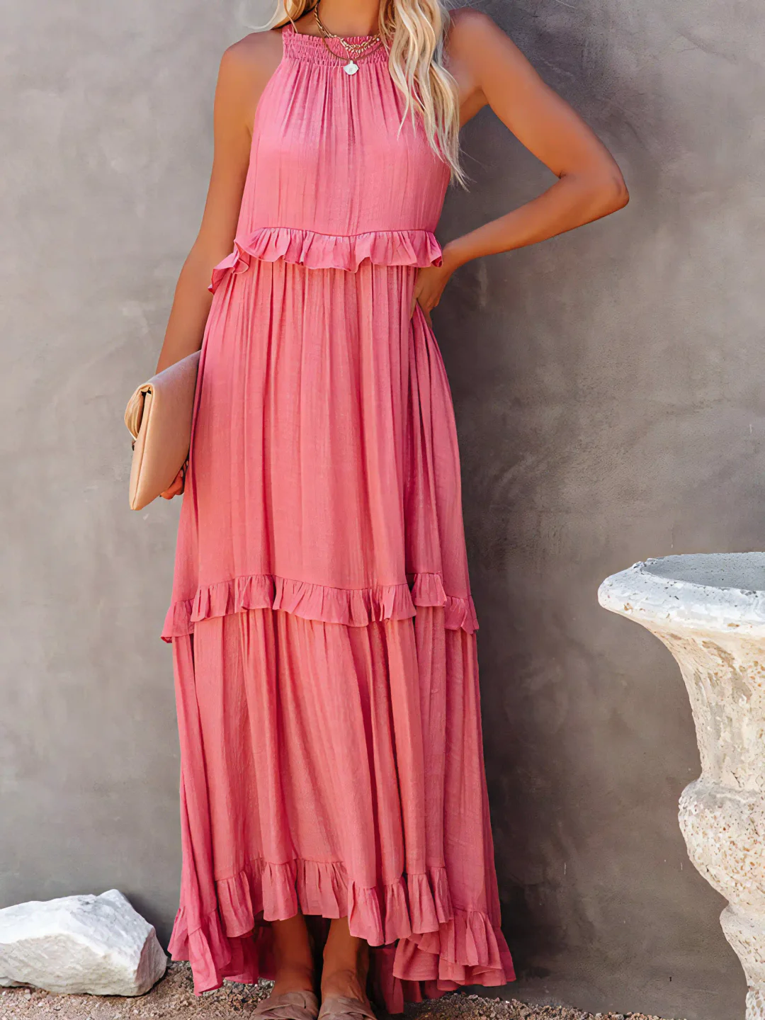 Mabel™ Ruffle Breeze Maxi Dress