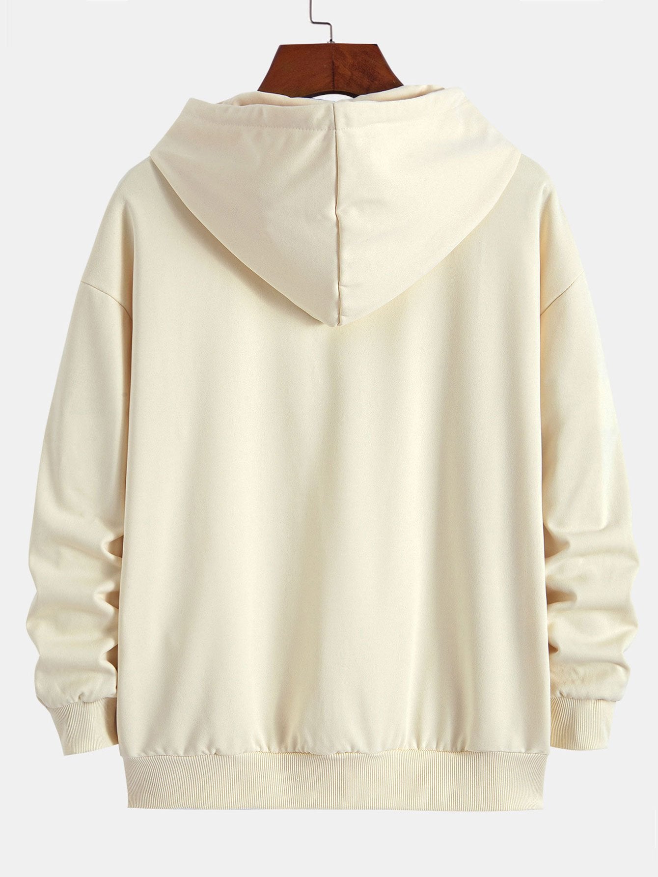 Basic Relax Fit Zip Hoodie