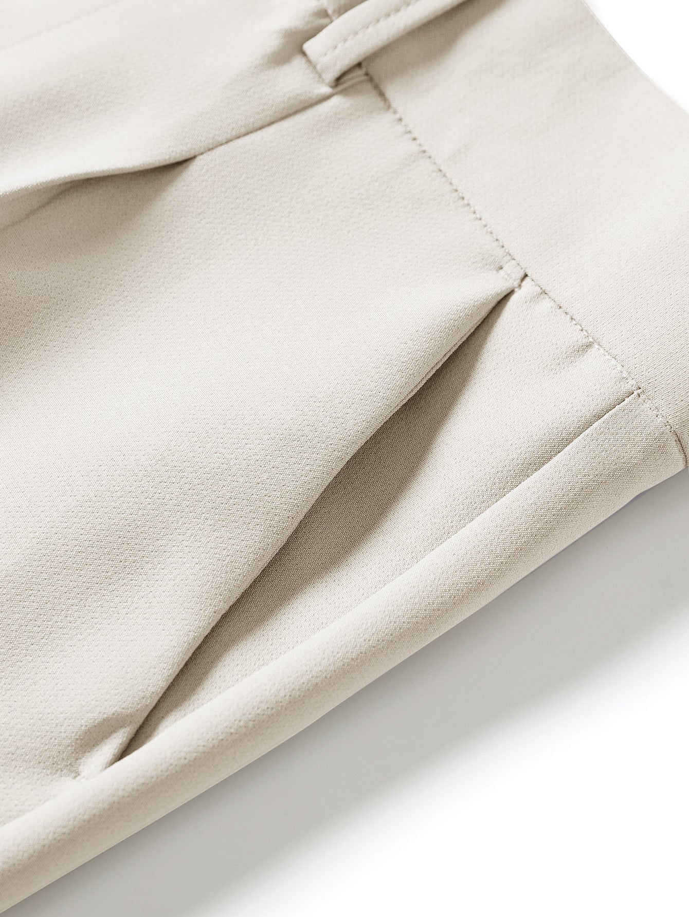 Slim Fit Tapered Cropped Trousers