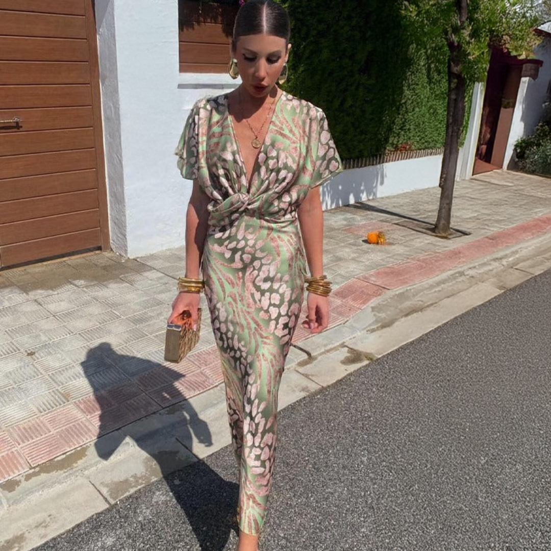 Geneva | Sophisticated Draped Dress