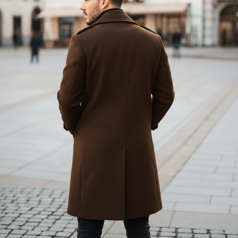 Men's Classic Business Double-breasted Coat MTA1932I8U