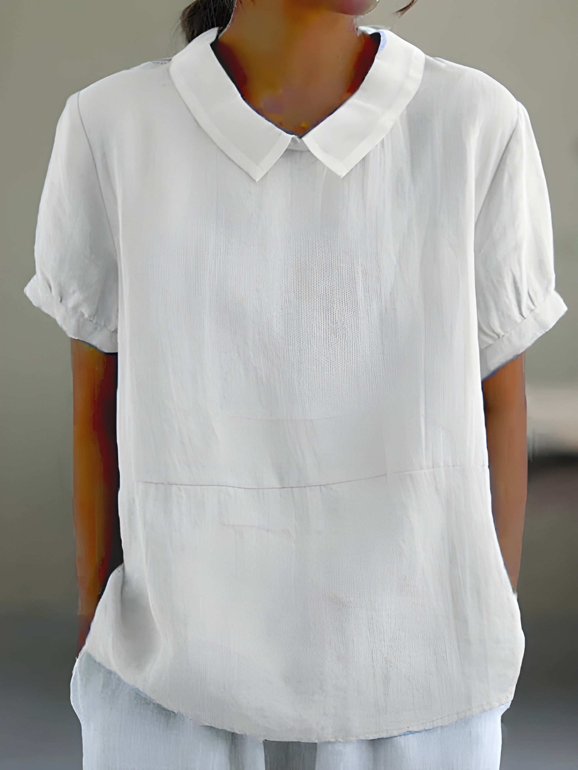 Priya™ Loose Short Sleeve Shirt