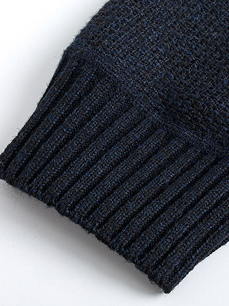 Zip Up Striped Hooded Jumper