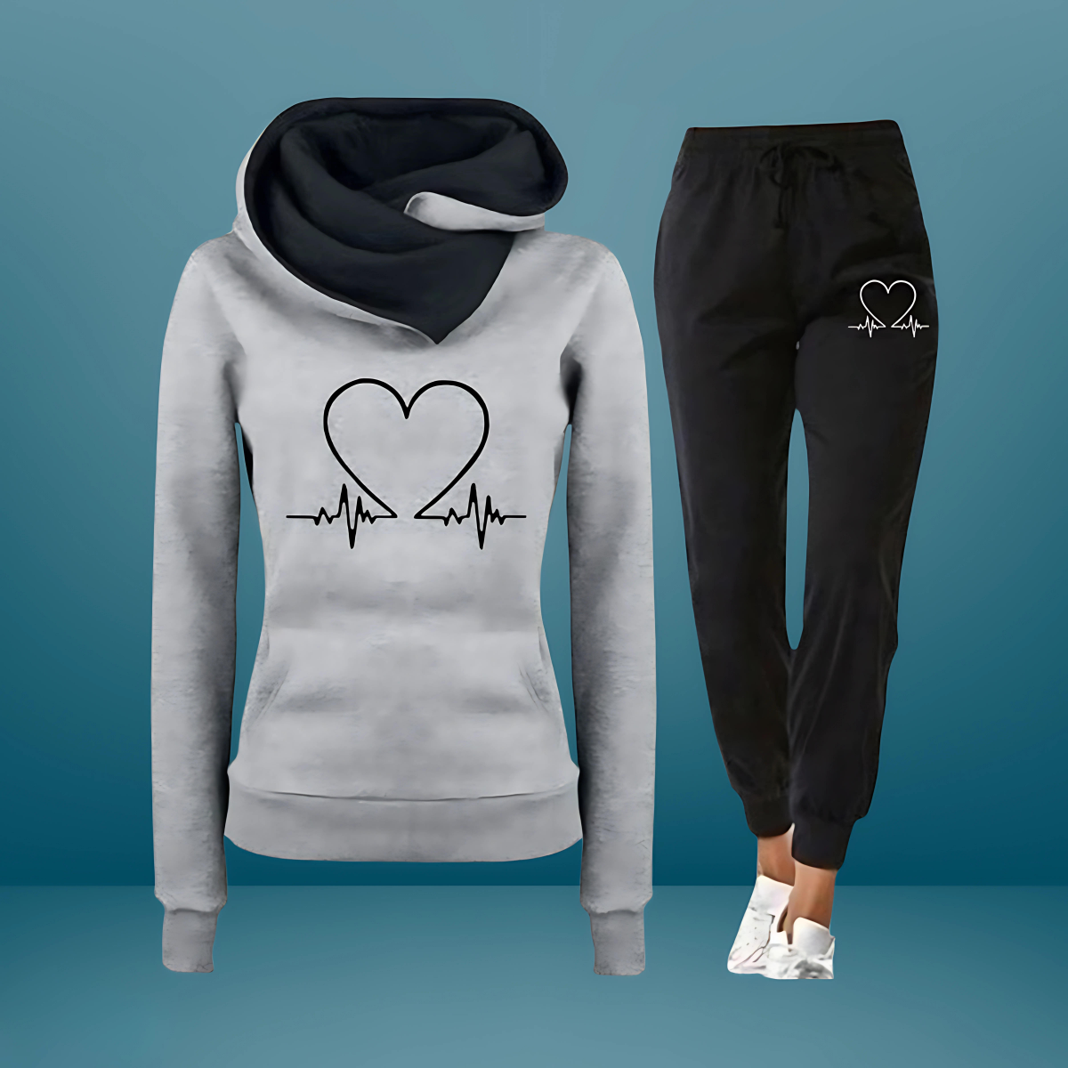 LoveFit™ Hoodie & Jogger Set