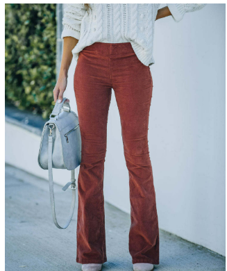 Chloe I Corduroy Flare Pants