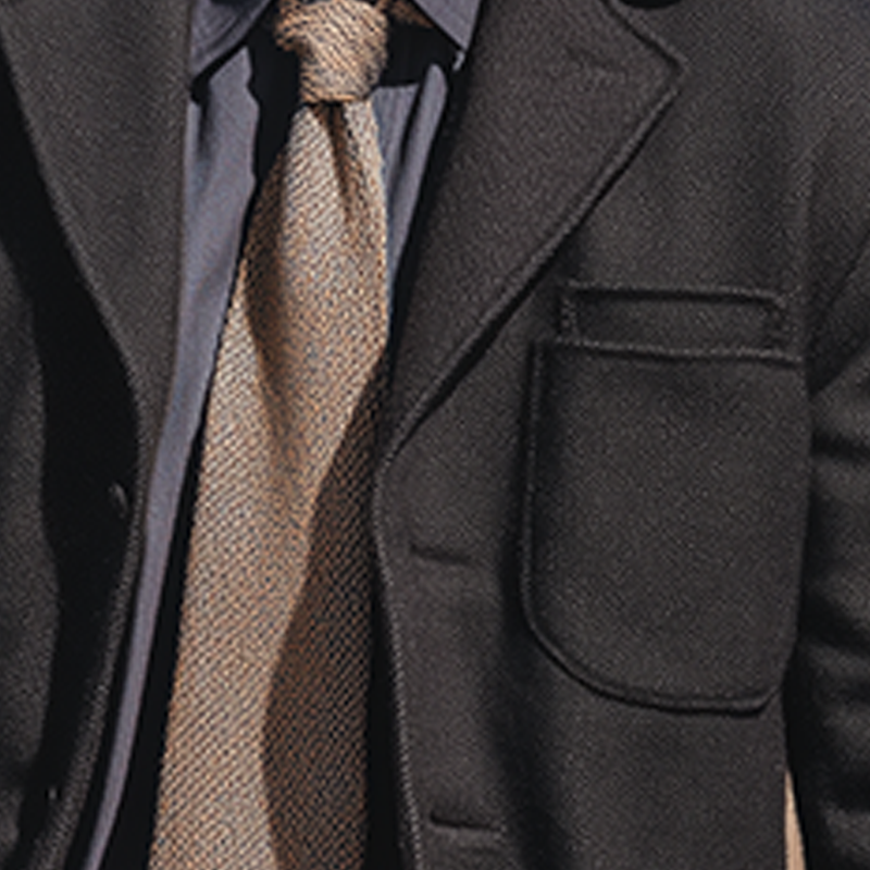 Men's Autumn And Winter Simple Tweed Long Light Business Coat MTA0886I3P