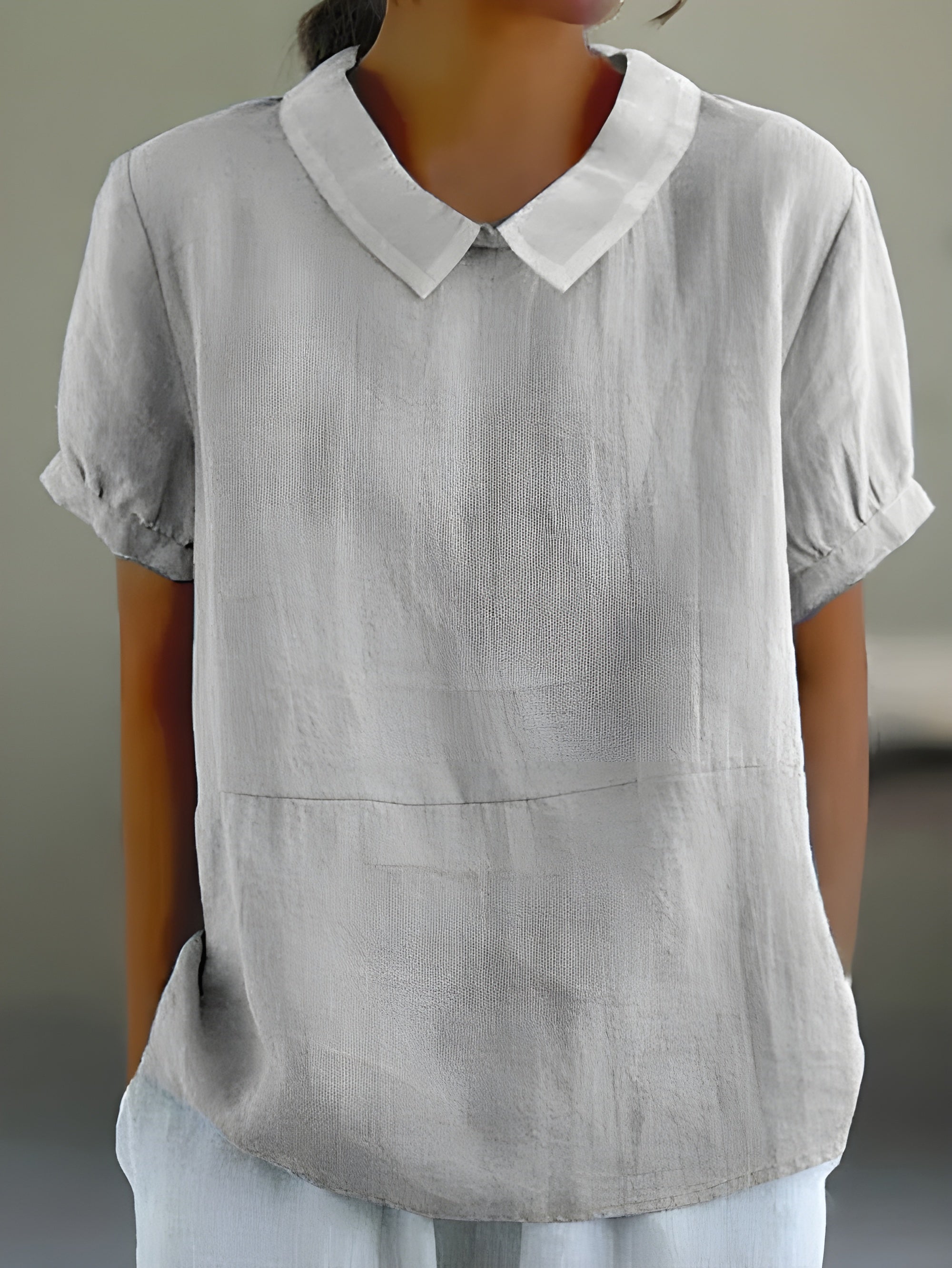 Priya™ Loose Short Sleeve Shirt
