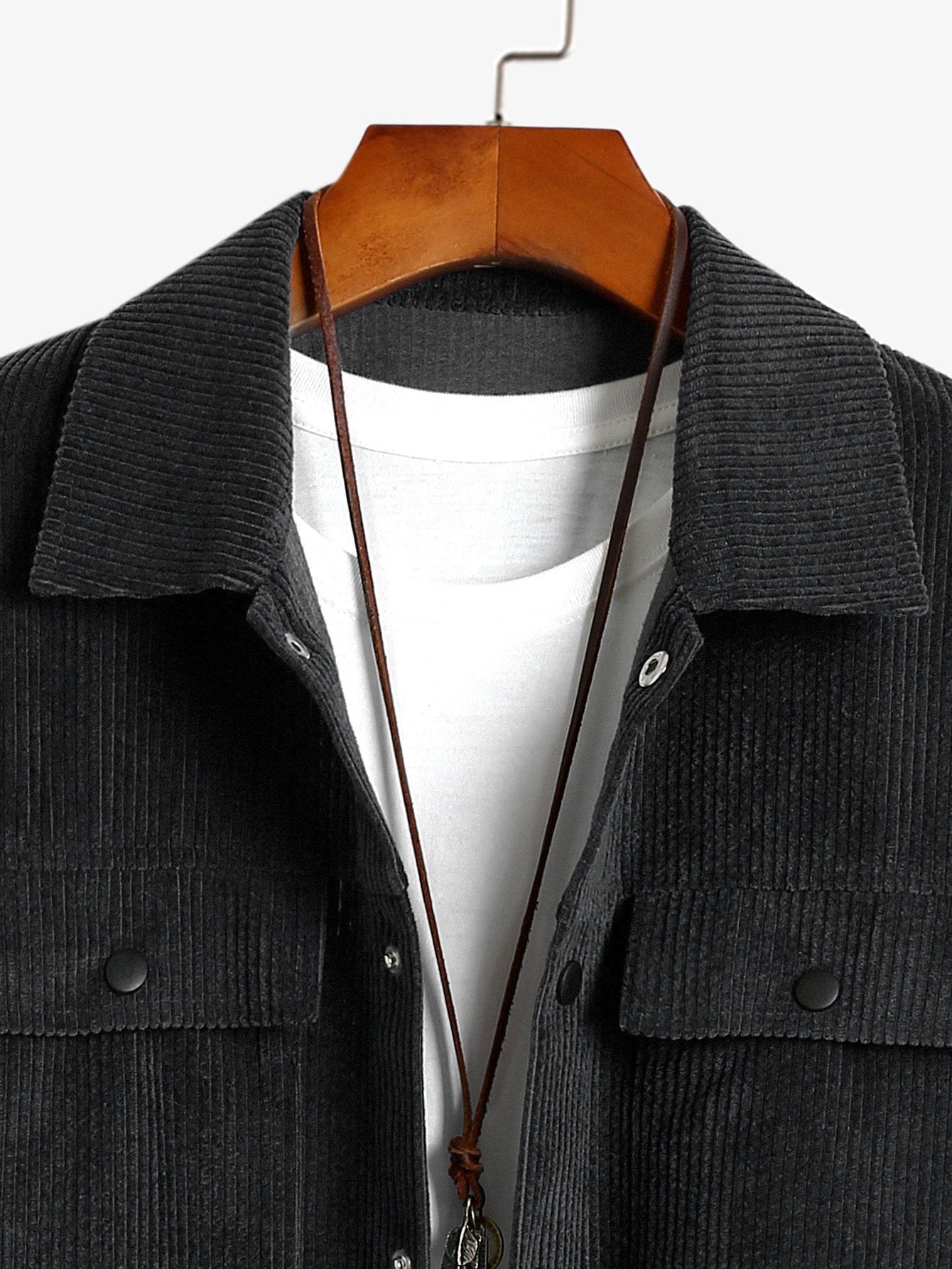 Corduroy Jacket With Pockets