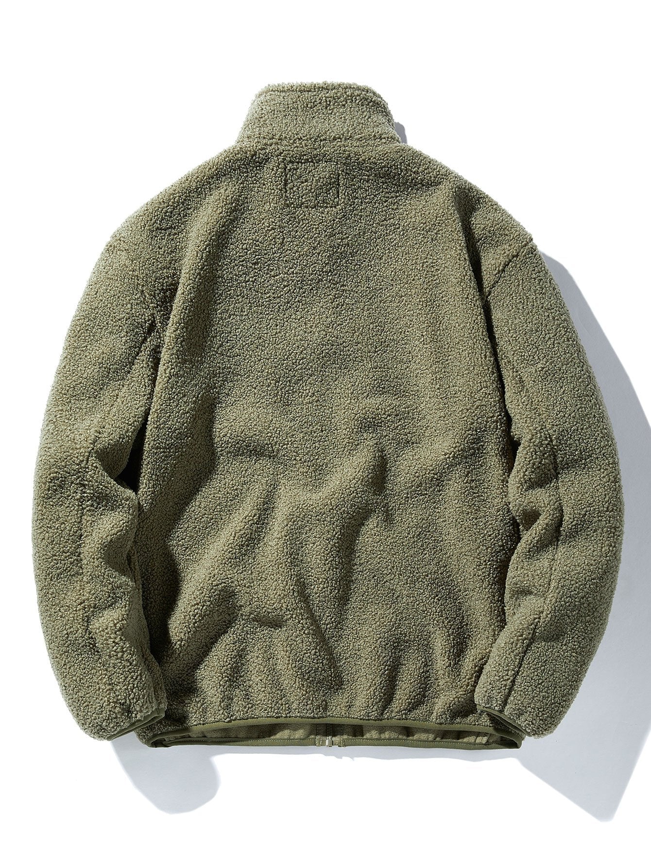 Teddy Fleece Zip Up Coat