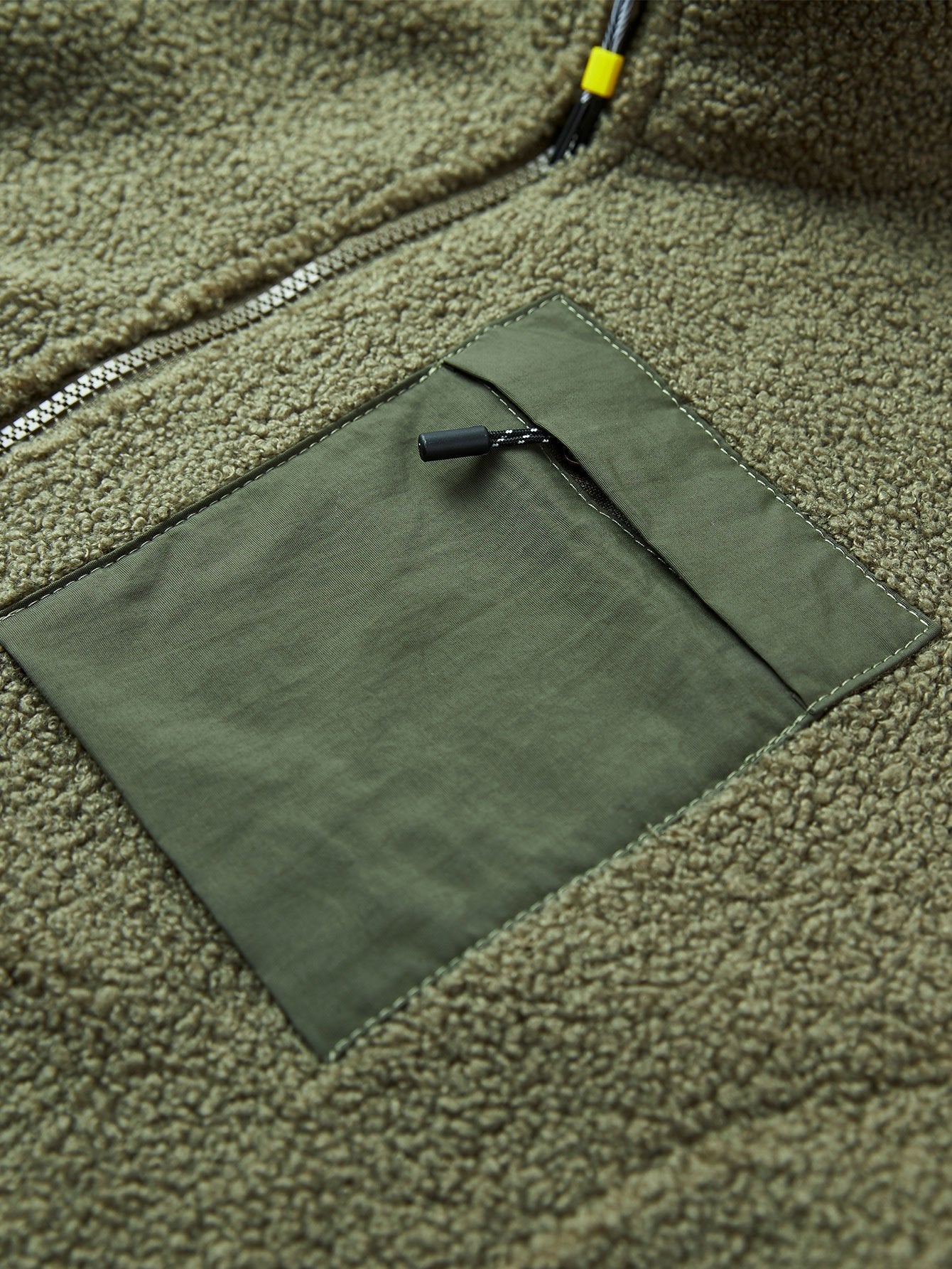 Teddy Fleece Zip Up Coat
