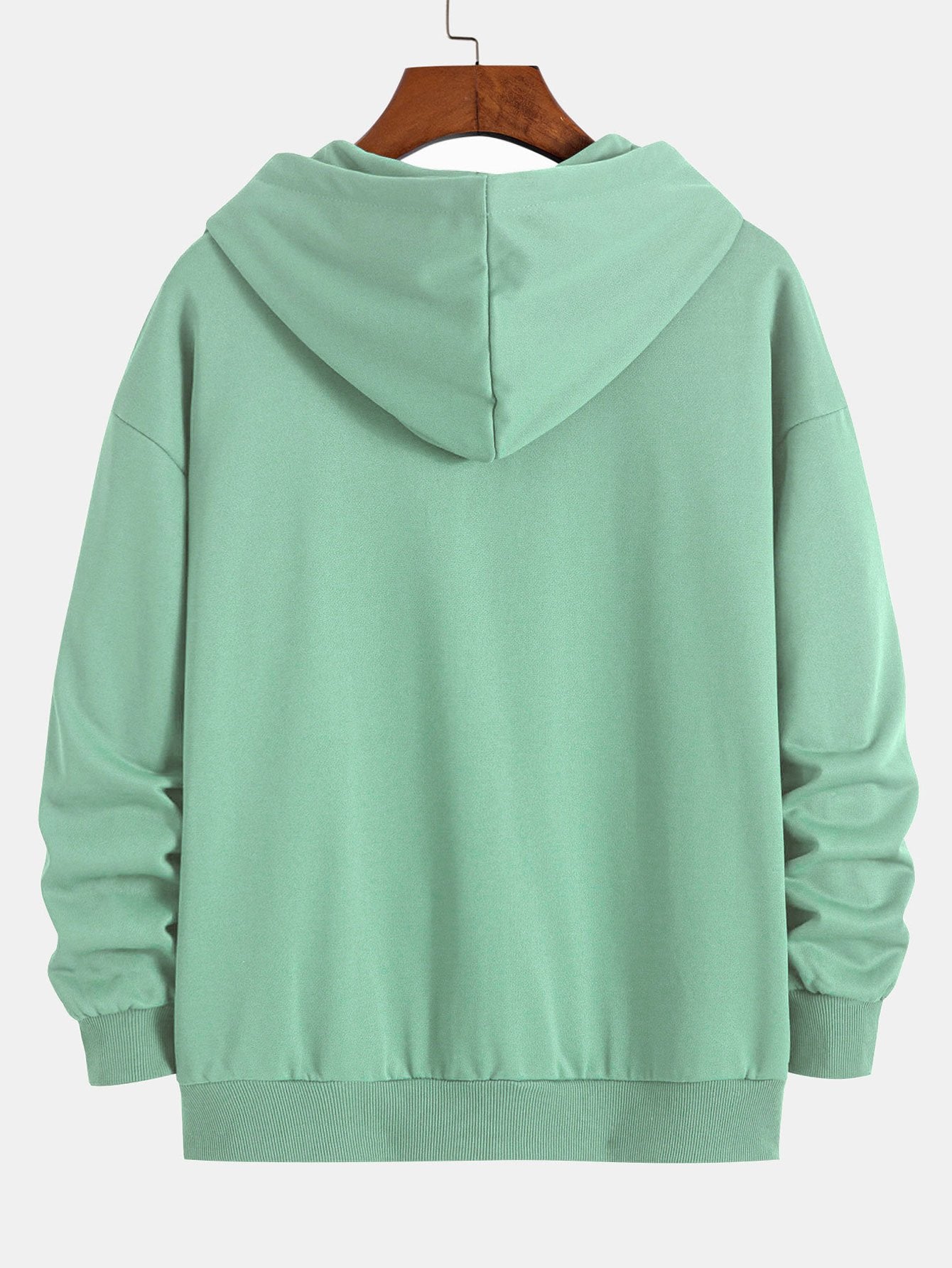 Basic Relax Fit Zip Hoodie