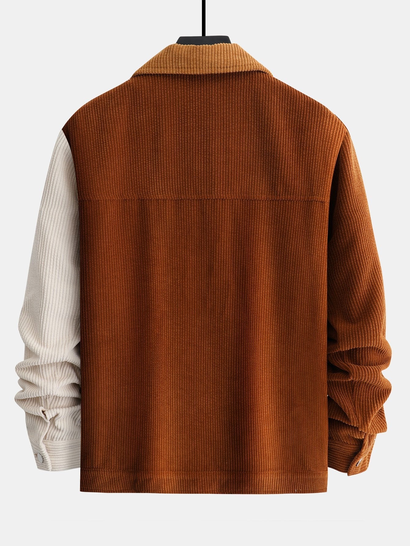 Colour Block Corduroy Jacket
