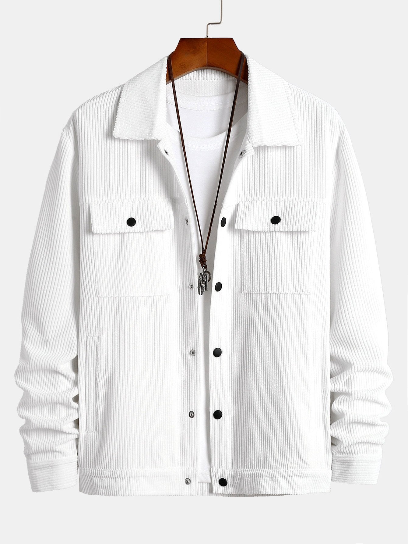 Corduroy Jacket With Pockets