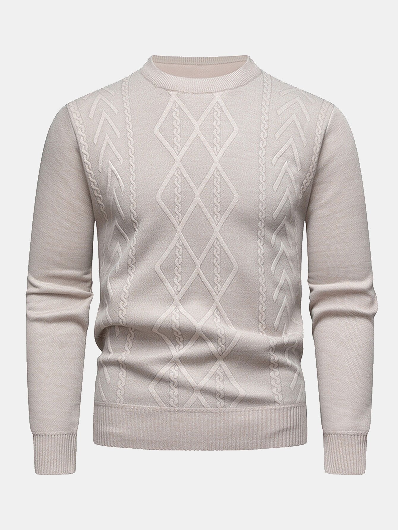 Geometric Jacquard Jumper