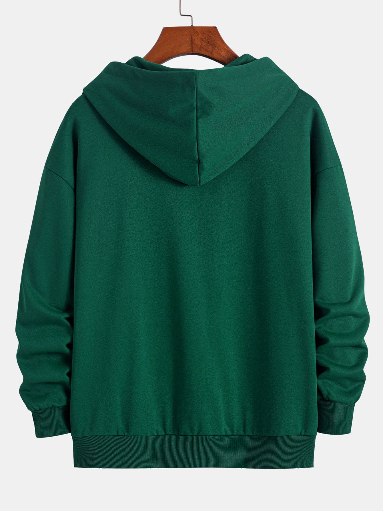 Basic Relax Fit Zip Hoodie