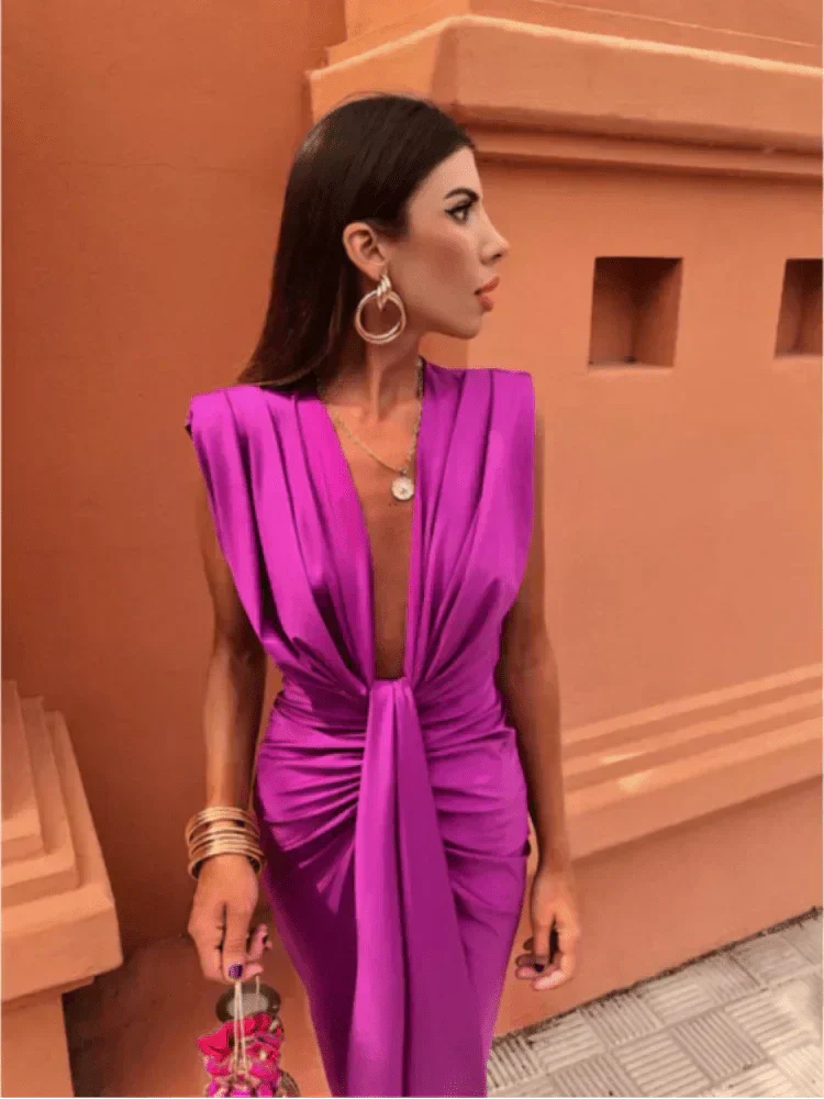 Cordelia | Sophisticated Draped Dress