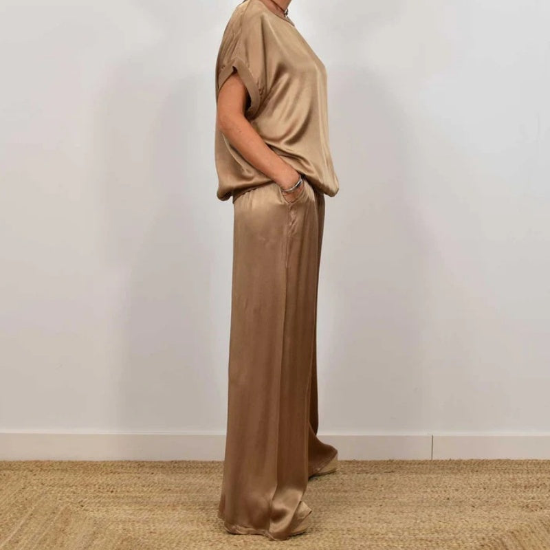 Oceane™ Elegant Loose Shirt Pants Set